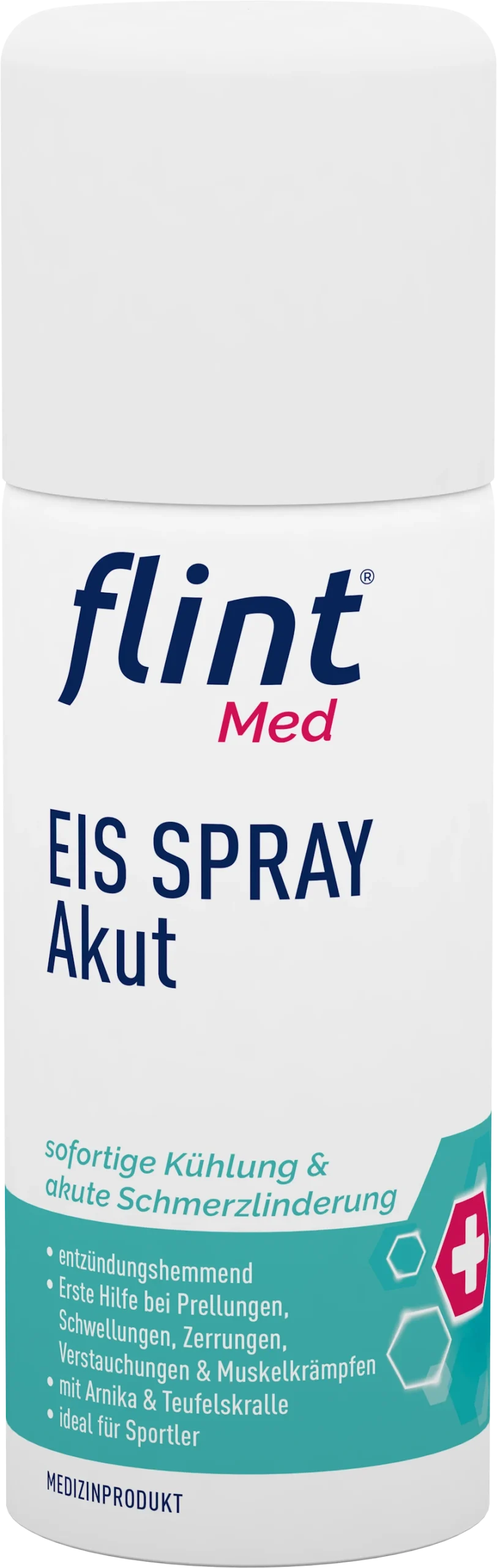 Abbildung Vorderseite flint Med Eis Spray Akut