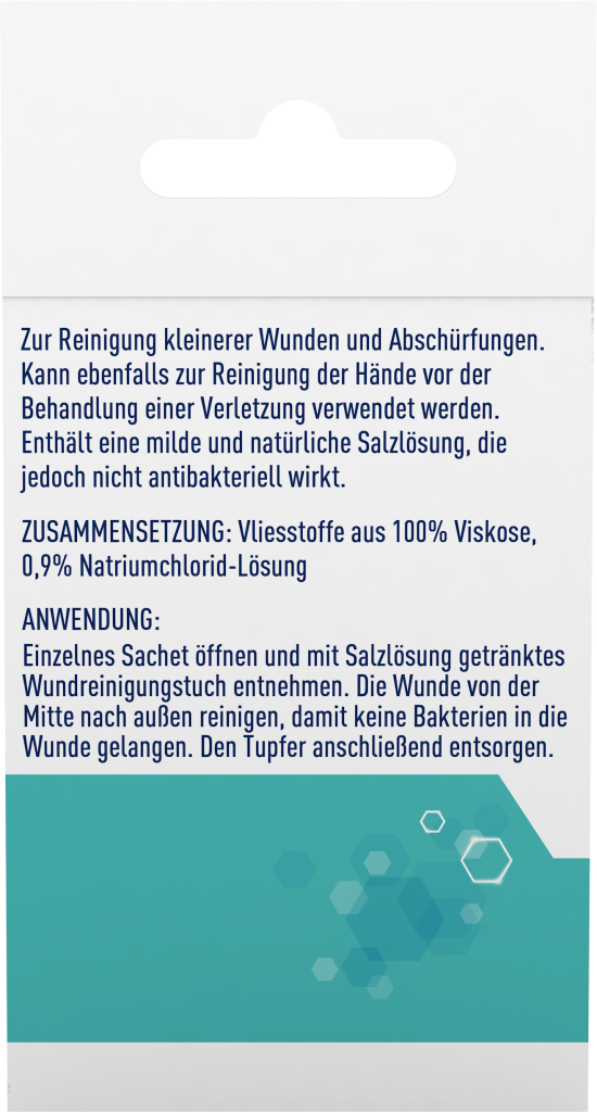 Produktbild flint Med Wundreinigungstücher Rückseite