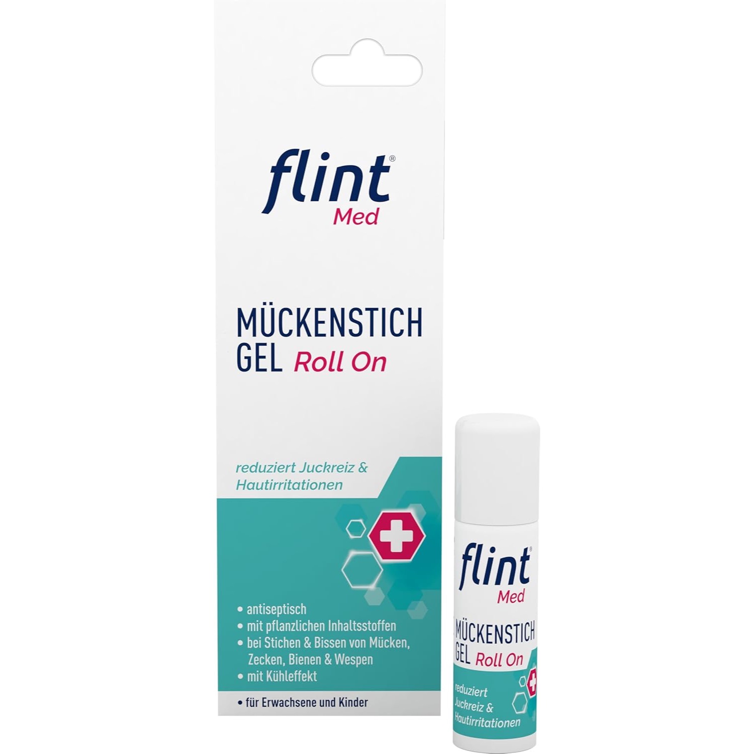 flint® Med Mückenstich Gel Roll On, 10 ml mit Faltschachtel